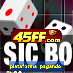 plataforma pagando muito fortune tiger